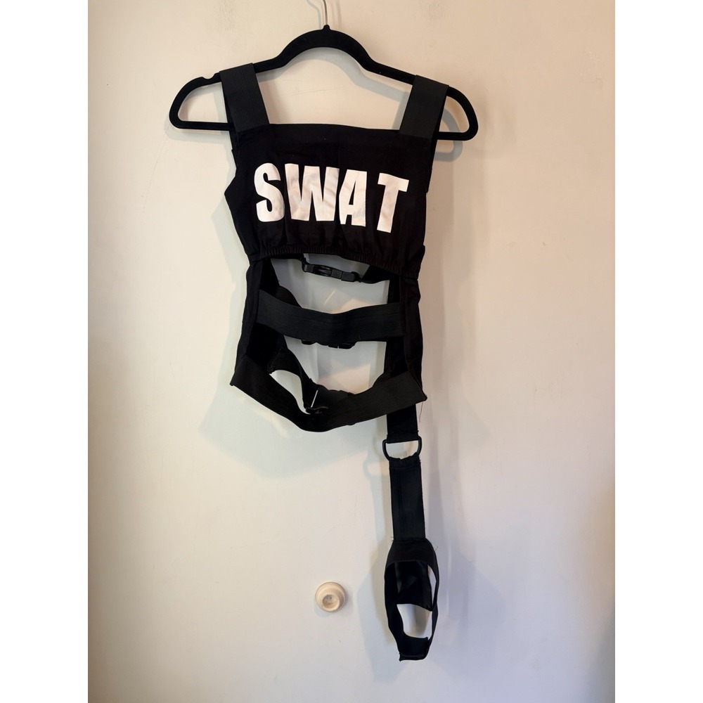 SWAT Harness Top Leg Avenue‎ S/M Black Tactical Rave Festival Costume